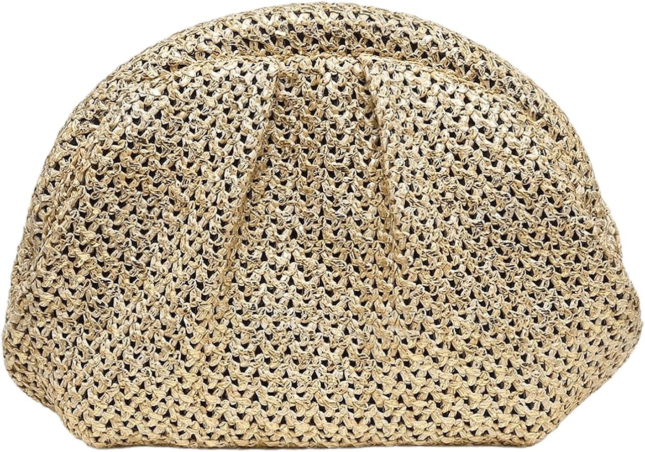 Verdusa Women's Crochet Straw Handbags Woven Clutch Purses Holiday Beach Bags | Amazon (US)