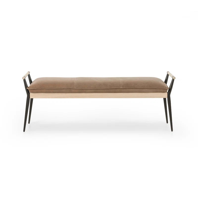 Svetljo Leather Dining Bench | Wayfair North America