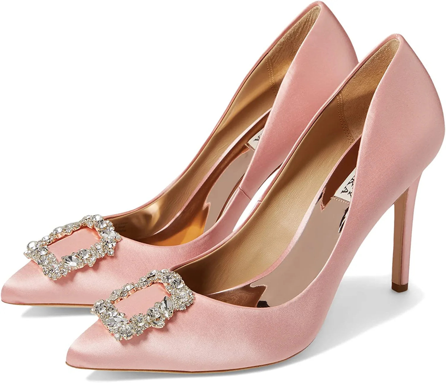 Amazon.com | Badgley Mischka Cher Pointed Toe Evening Pump Rose Pink | Pumps | Amazon (US)