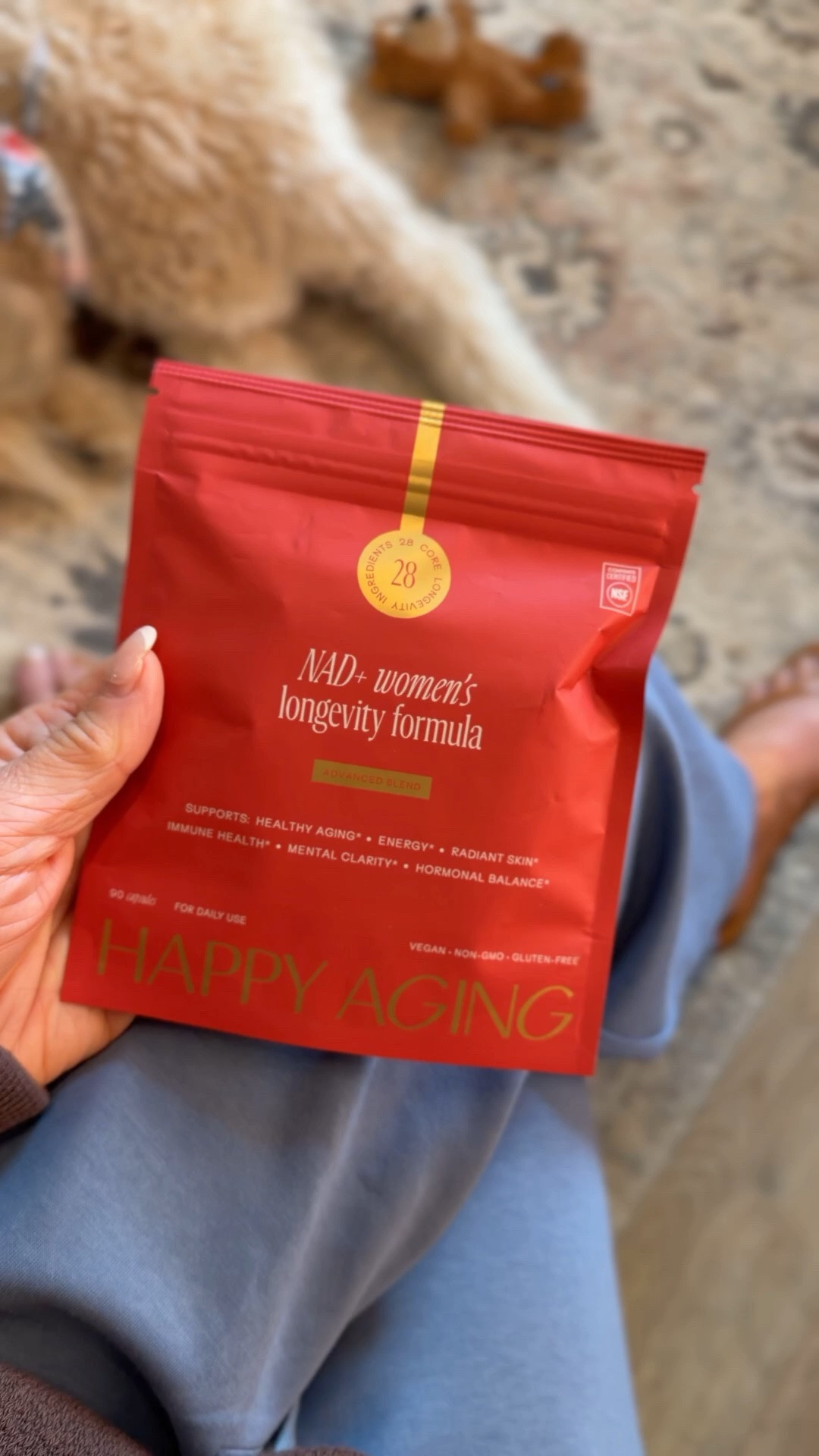 Adding in a NAD supplement to my routine. Benefits include cognitive and hormonal support, skin rejuvenation, energy and so much more. Excited to see how it works for me! If you decide to join in on the journey, you can use code: JANUARY for a discount)

Healthy living, morning routine, skin, hormone health, mature skin

#LTKOver40 #LTKBeauty #LTKselfcare