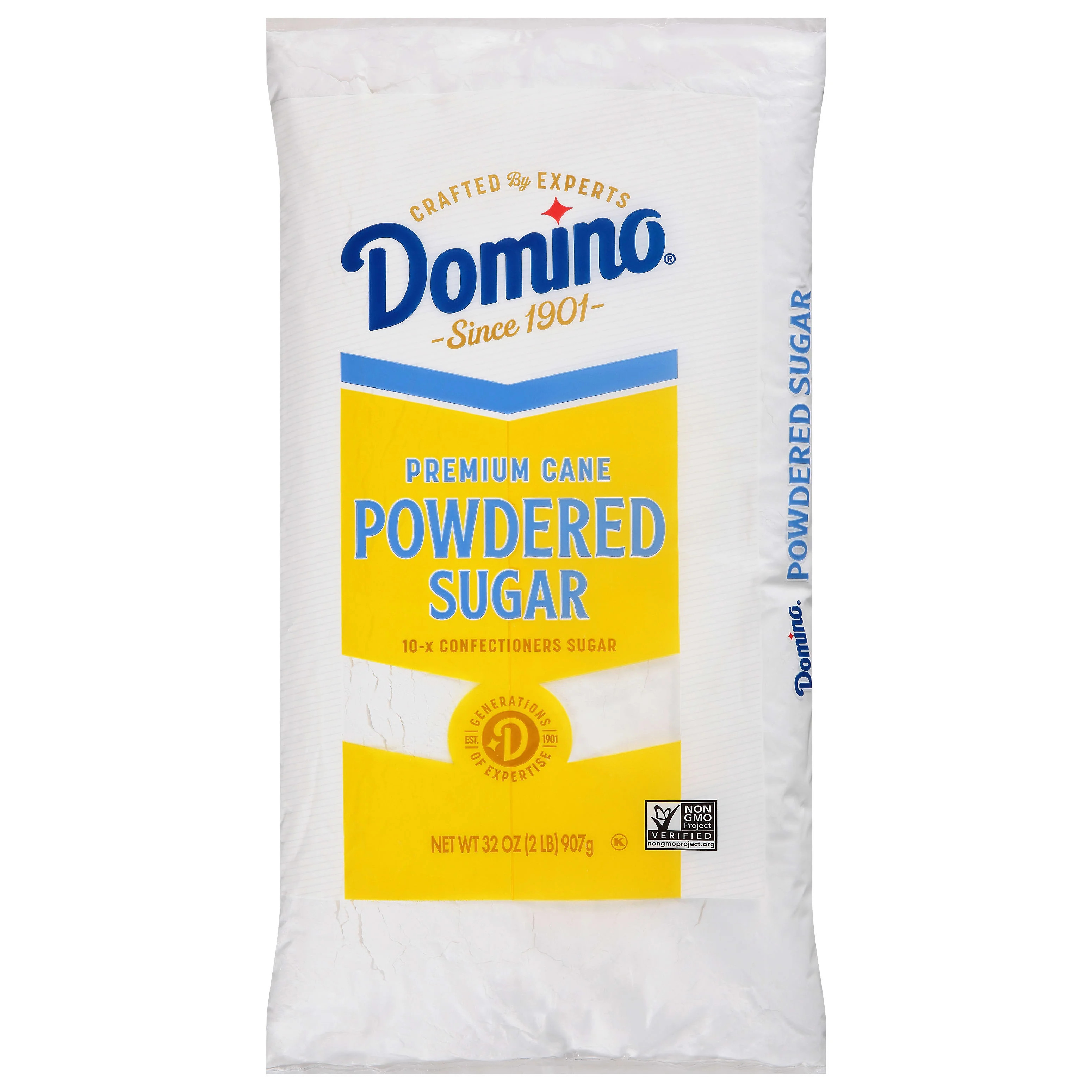Domino Confectioners Sugar, Pure Cane 10-x Powdered, 2lb (907g), Plastic Bag | Walmart (US)