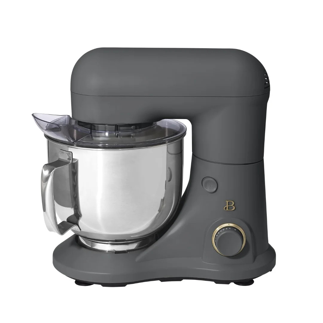 Beautiful 5.3 qt Stand Mixer, Lightweight & Powerful with Tilt-Head, Oyster Grey by Drew Barrymor... | Walmart (US)