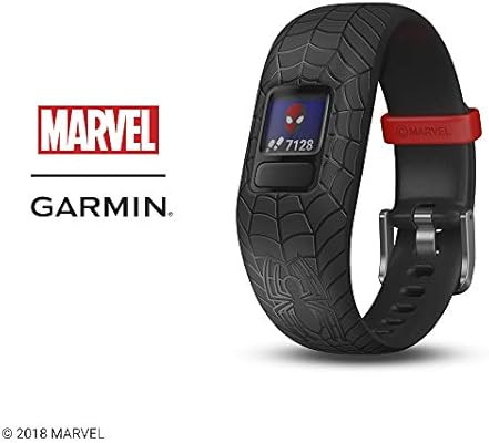 Garmin vivofit jr. 2, Kids Fitness/Activity Tracker, 1-Year Battery Life, Adjustable Band, Marvel... | Amazon (US)