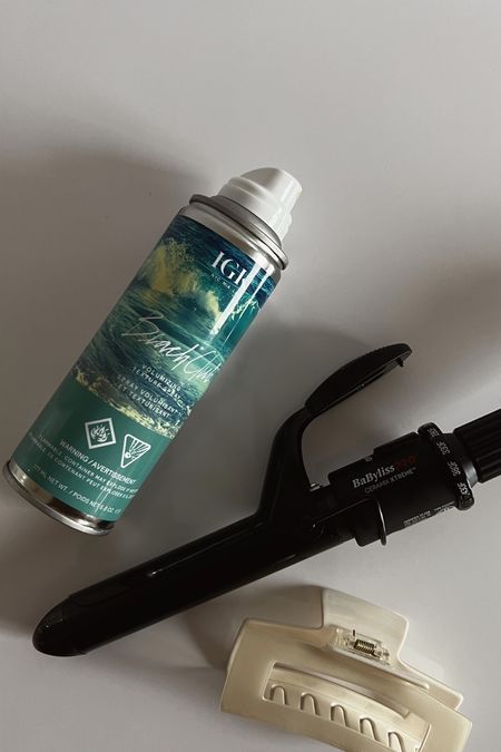 Beach waves, 1 inch curling iron, IGK hair products, texture spray, 

#LTKbeauty #LTKHoliday