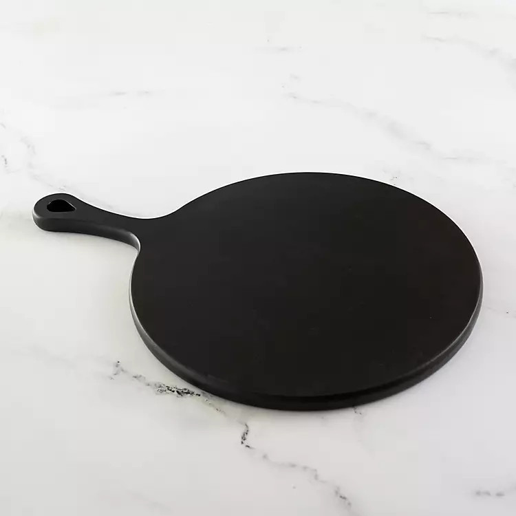 Round Matte Black Wood Cutting Board | Kirkland's Home