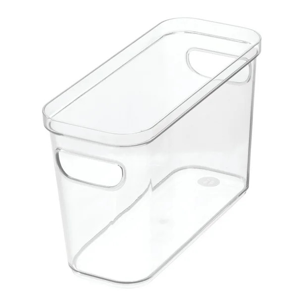 iDesign Crisp Bin 4" x 10" x 6", Clear | Walmart (US)