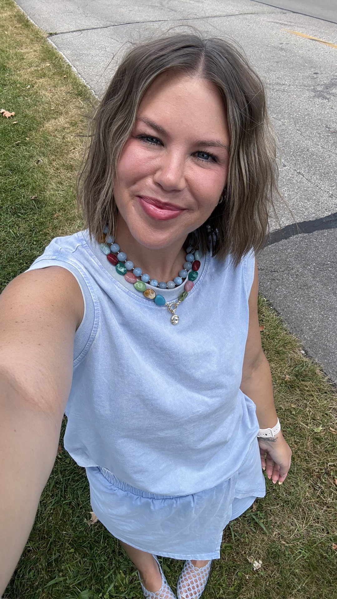 Amazon Summer outfit of the day
This is my baseball mom fit today and I thought I would share! I am loving two piece sets and this one does not disappoint and comes in several colors!! I am also loving breaded jewelry and these both are so good, I am obsessed! I know not everyone is on the jelly shoe train but if you are these are one of my favorites pairs and they are from Walmart and so affordable!!
#amazon #amazonfashion #amazonjewlery #twopieceset #matchingset #baseballmomfit #momstyle #affordablestyle #ootd #summeroutfit #casualoutfit #beadedjewlery #jellyshoes #summerlook

#LTKootd #LTKSeasonal #LTKOver40