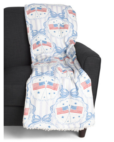 Americana Bow Throw | TJ Maxx