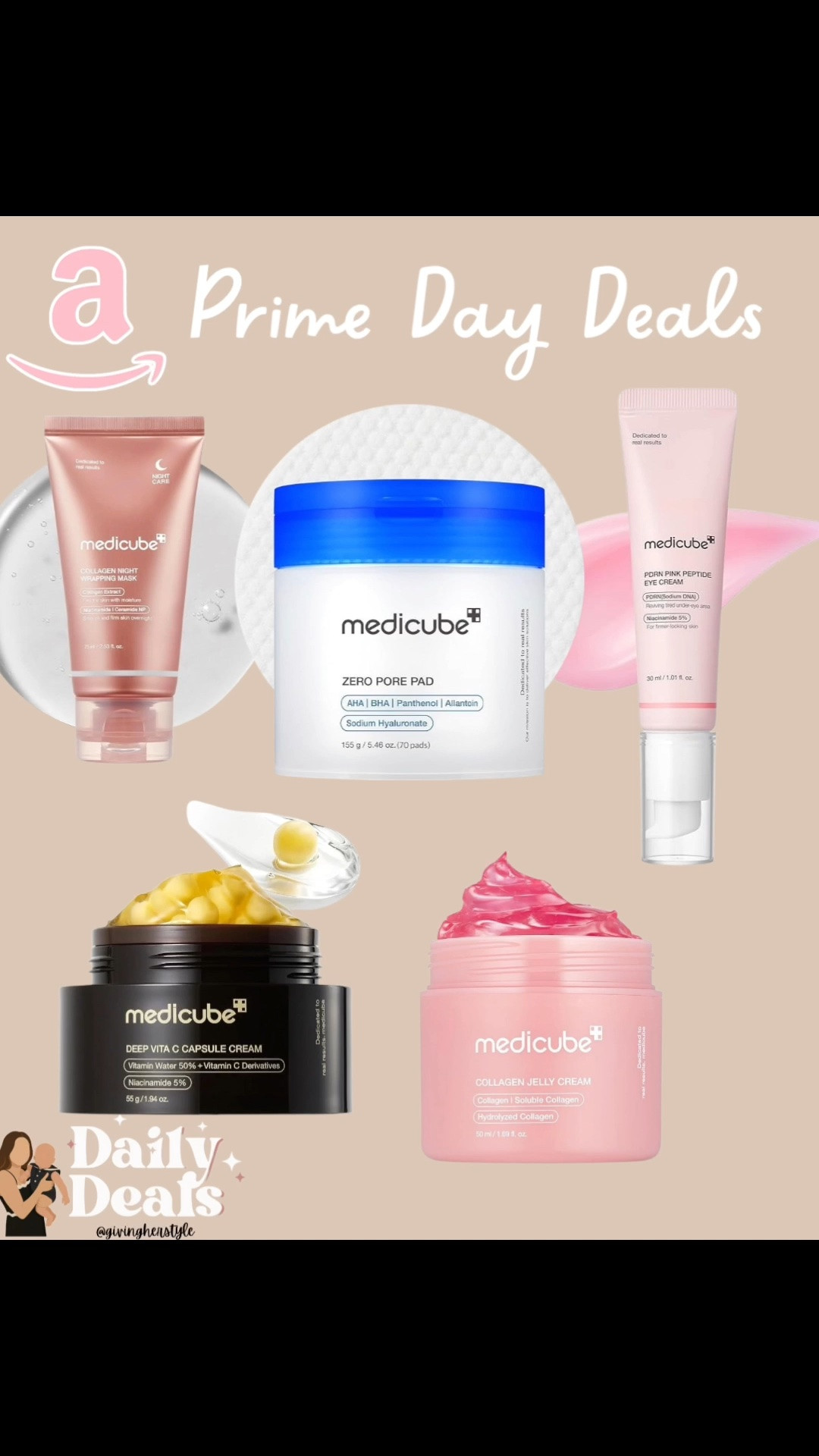 Amazon prime day 2026 
Deals on Medicube skincare, this has been a serious game changer for my skin no exaggeration. 

Prime day, Amazon prime day 2026, deals, sale, Amazon deals, Amazon sale, skincare deals, beauty deals, found it on Amazon, what I’m buying for prime day 2026, Medicube skincare 
#primeday #amazon #primeday2026 #sales

#LTKSaleAlert #LTKBeauty #LTKmomlife