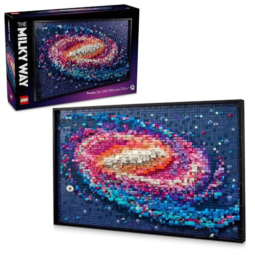 LEGO Art The Milky Way Galaxy Wall Art Décor, Space and Astronomy Gift, Building Set for Adults, Creative Activity for Art and Design Lovers, Home Décor Ideas for Living Room, 31212 | Amazon (US)