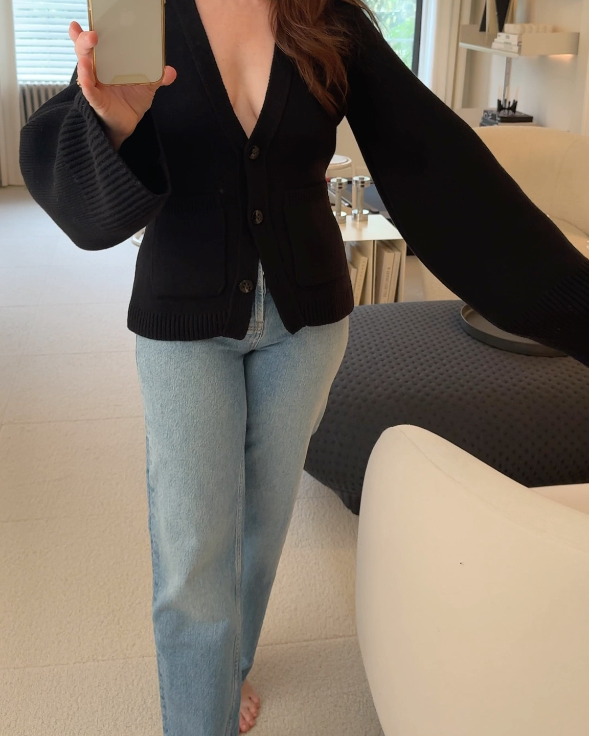 comparison between the coveted #khaite scarlet cardigan and its near perfect dupe for a fraction of the cost!

i've had the khaite for 6+ years and wear it a ton so when i found the perfect dupe i got it so they don't get too worn down. 

#LTKStyleTip #LTKPetite #LTKOver40