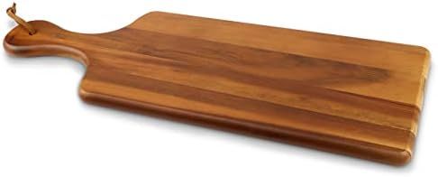 AIDEA Wood Cutting Board with Handle, Cheese Board Chartuterie Board for Kitchen, Party | Amazon (US)