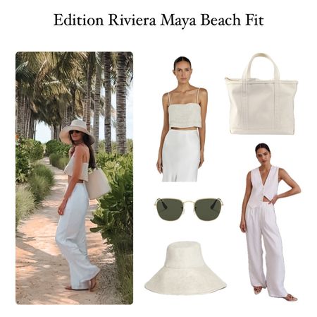 Fit from my Edition Riviera Maya teaser story!! For the bag - size small, long handles, natural color

#LTKSpringSale #LTKtravel #LTKSeasonal