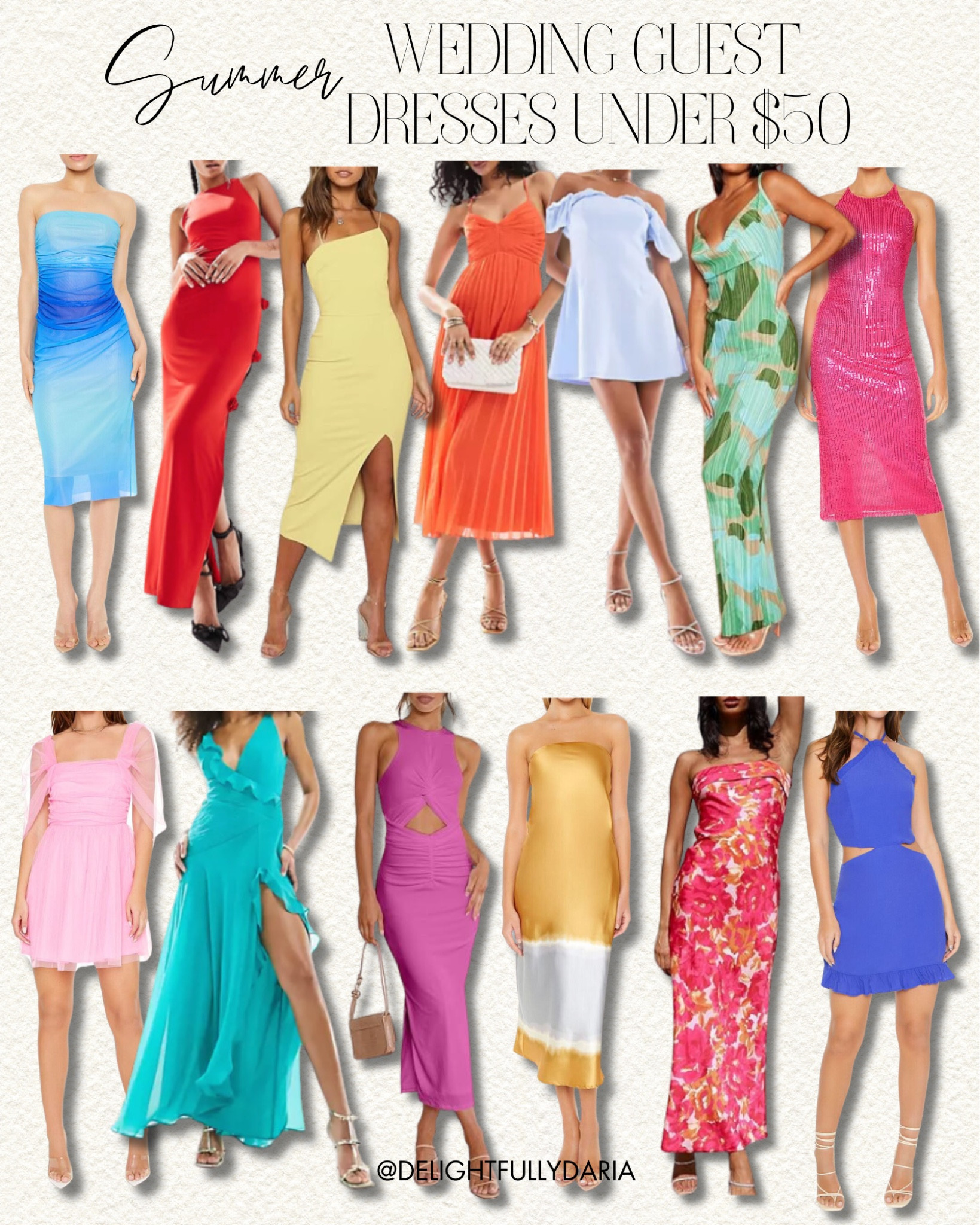Summer Wedding Guest Dresses under $50

#LTKWedding #LTKFindsUnder50