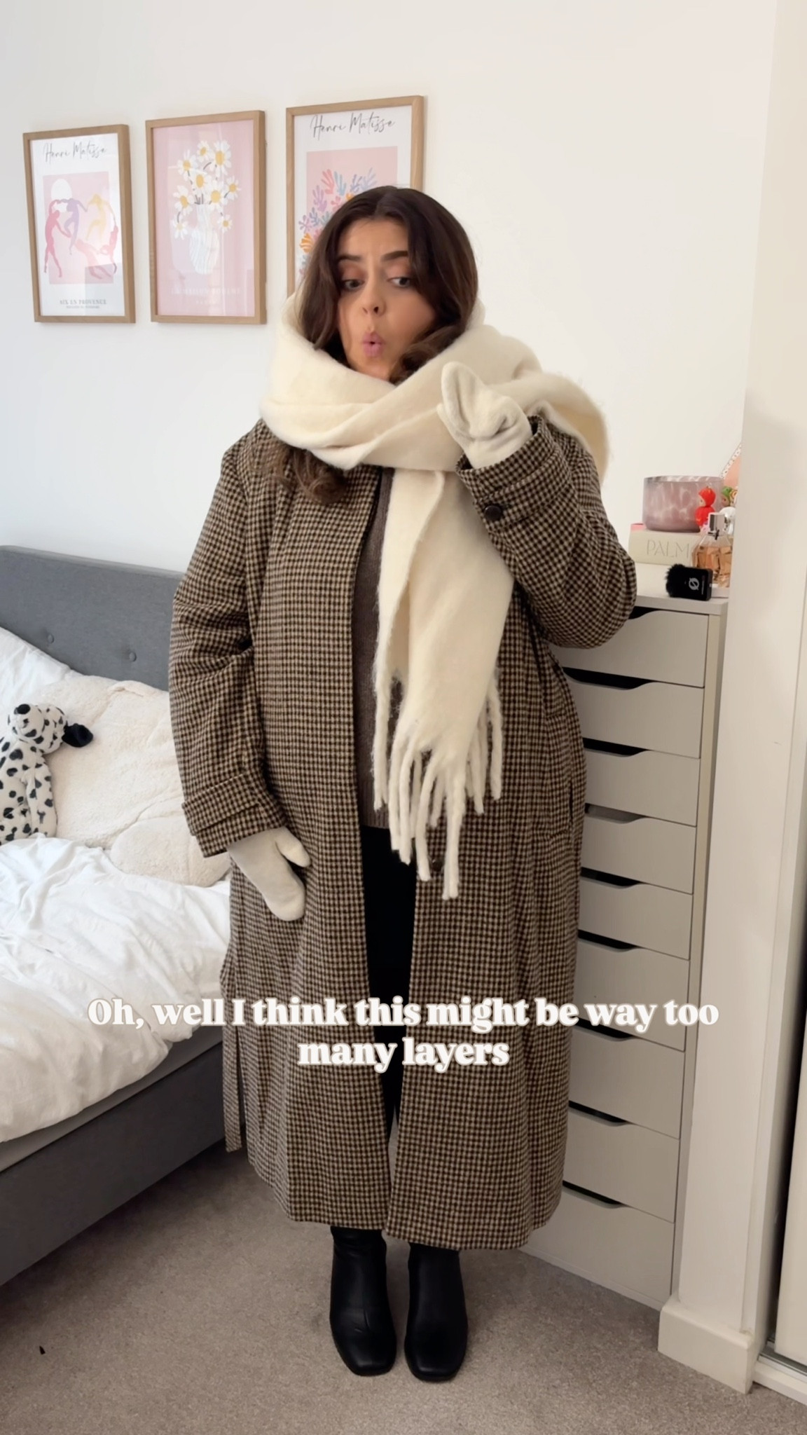 Layers for winter outfits 🥶 

Uniqlo thermals, thermal tights, sheer look thermal tights, Abercrombie skirt, check coat, cream scarf, mittens, cream mittens, gloves, layered outfit, winter outfit, cold weather outfit

#LTKuk #LTKwinter #LTKmidsize