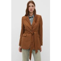 Stradivarius Long belted blazer Brown S | Stradivarius (UK)
