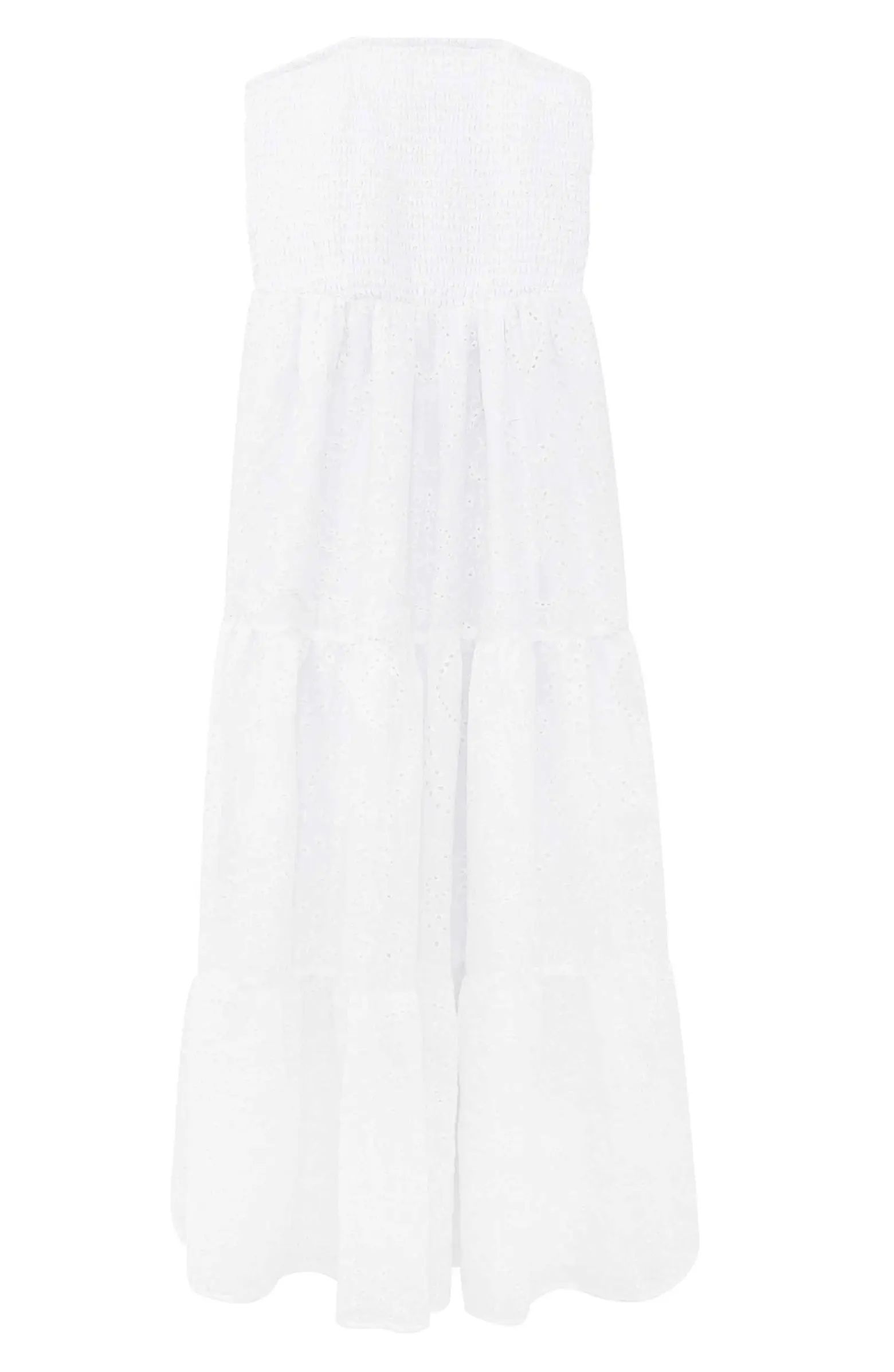 Speechless Smocked Eyelet Strapless Maxi Dress | Nordstrom | Nordstrom