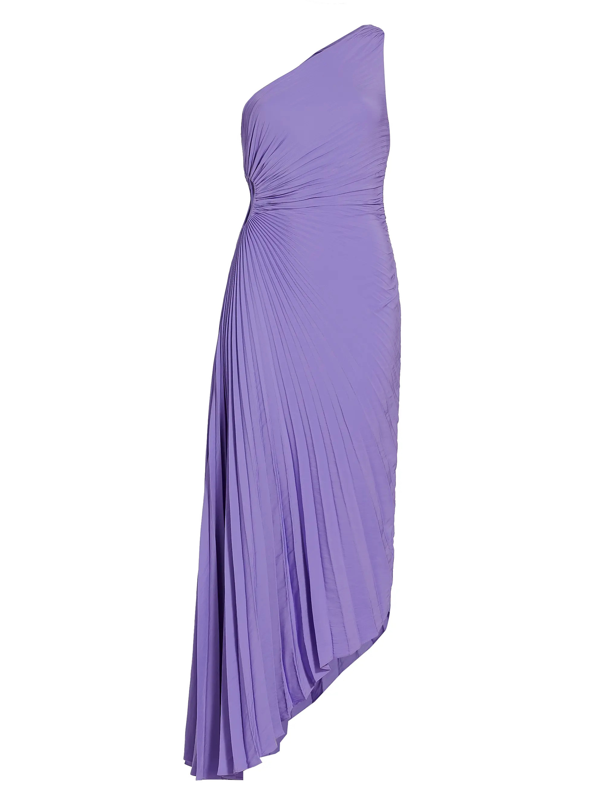 Delfina Pleated One-Shoulder Gown | Saks Fifth Avenue