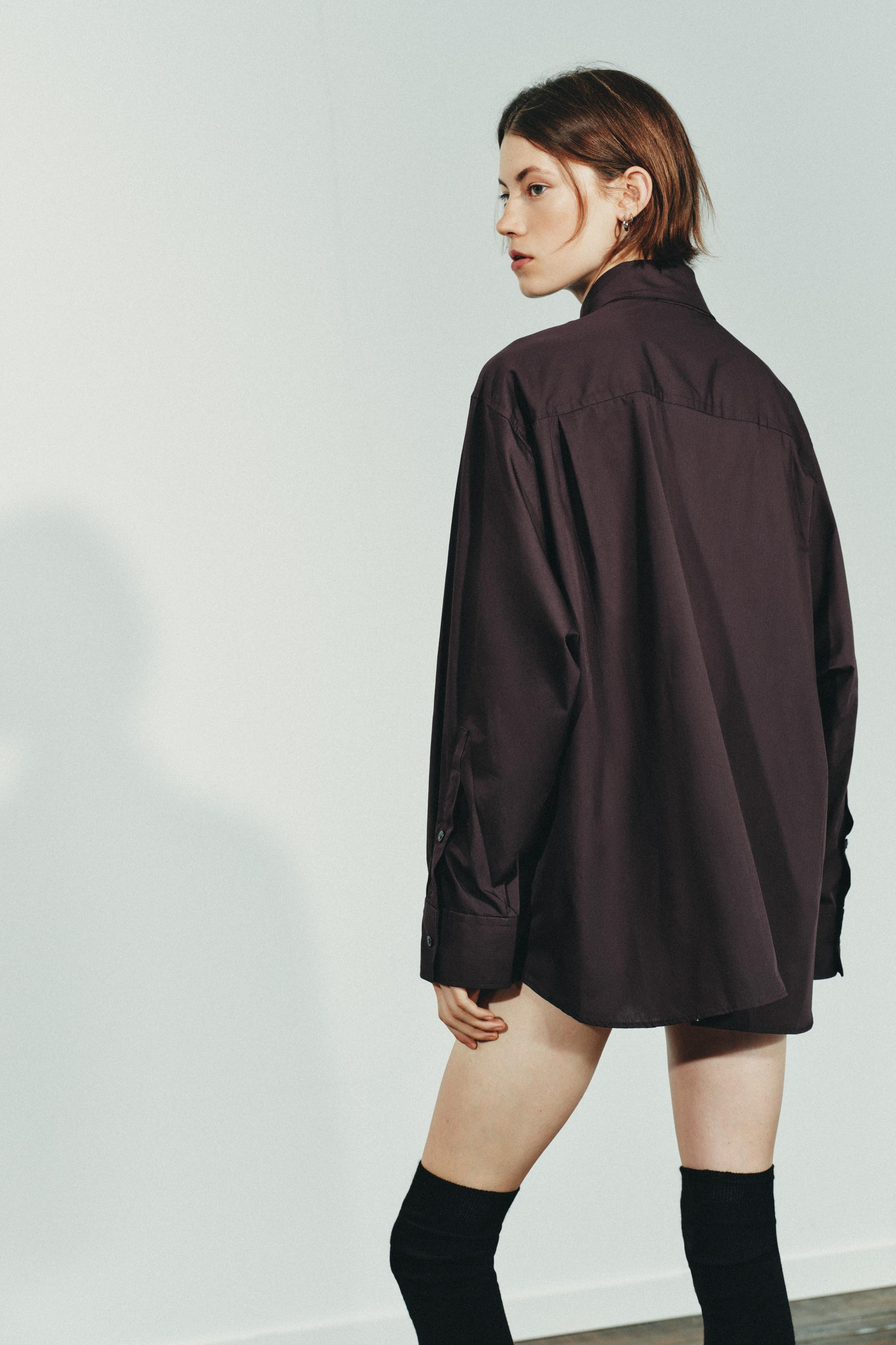 SCARF POPLIN SHIRT | Zara US