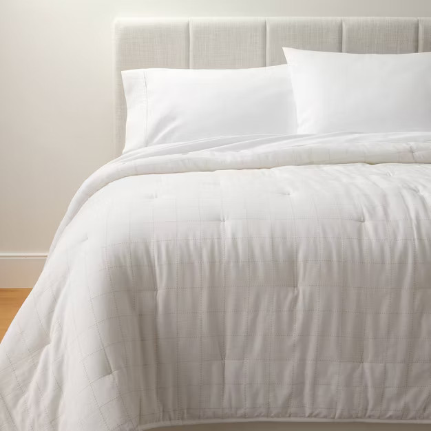 Grid Stitch Cotton Quilt - Threshold™ designed with Studio McGee | Target