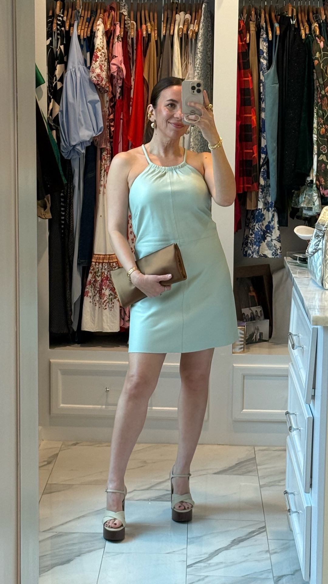 This will be my go-to shoes this summer ☀️ and this very chic and understated clutch in sold out but you can source it with Shop Off The Record 🧚‍♂️ 

#LTKootd #LTKdayinmylife #LTKSeasonal