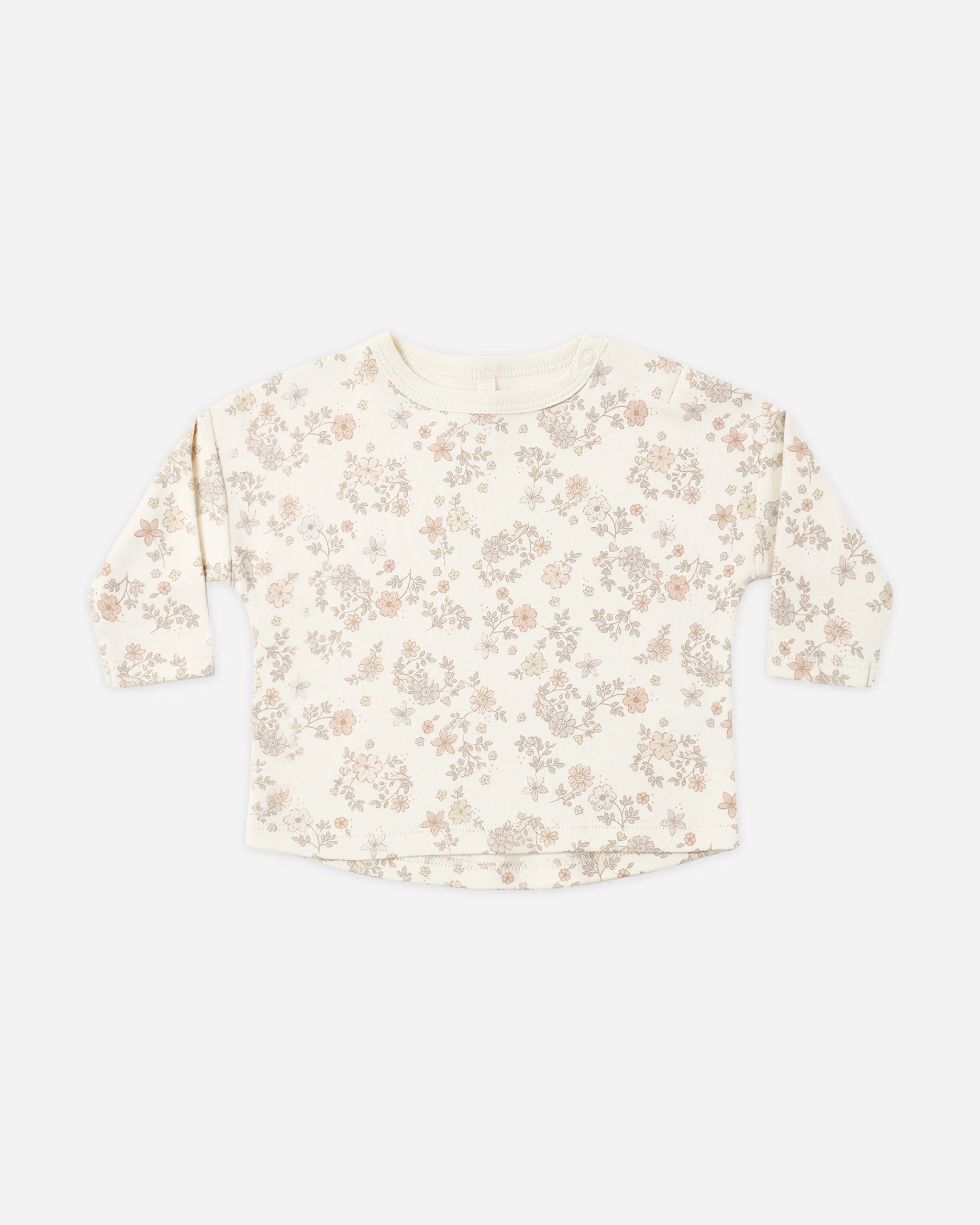 Long Sleeve Tee Floral Vine | Rylee + Cru