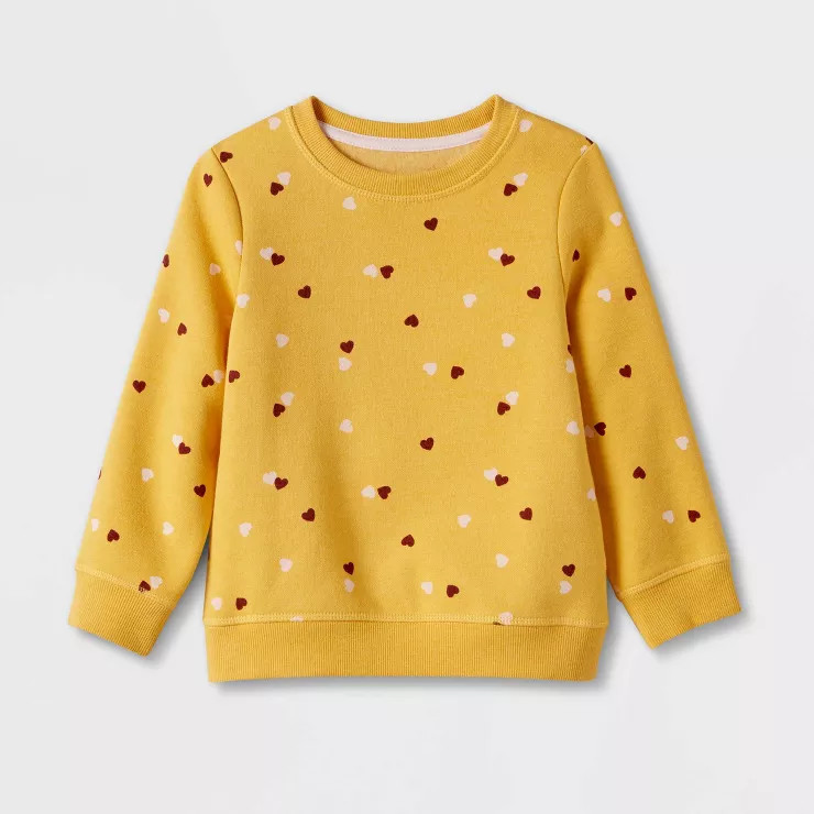 Toddler Girls' Fleece Pullover Sweatshirt - Cat & Jack™ | Target