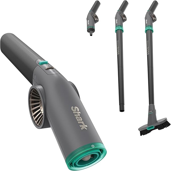 NEW Shark BlastBoss — All-in-One Air Blasting System with BlastBroom, Precision Nozzle, Extensi... | Amazon (US)