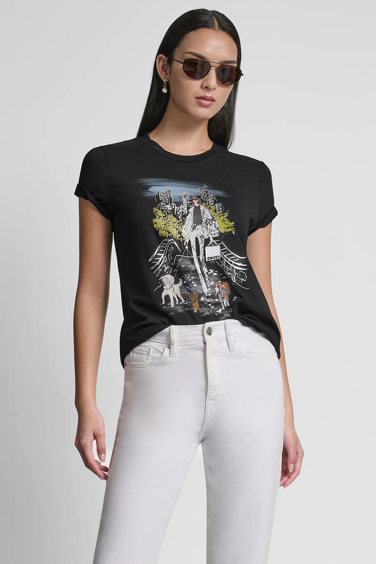 CENTRAL PARK CONVERSATIONAL TEE | DKNY