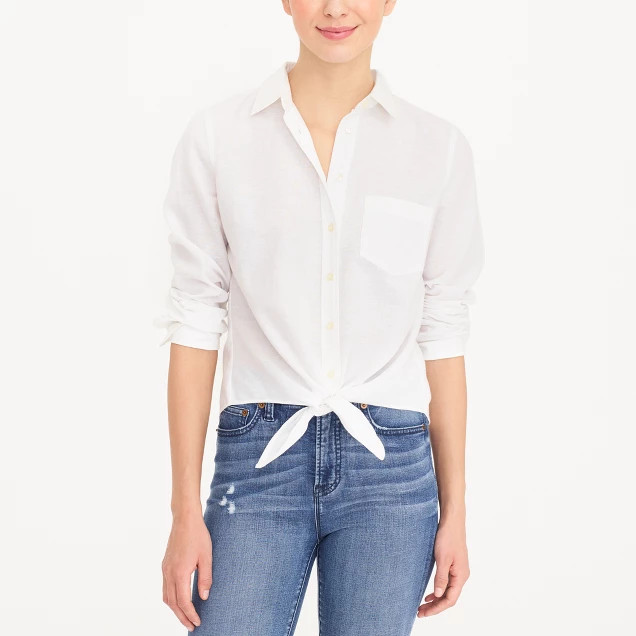 Tie-waist shirt | J.Crew Factory
