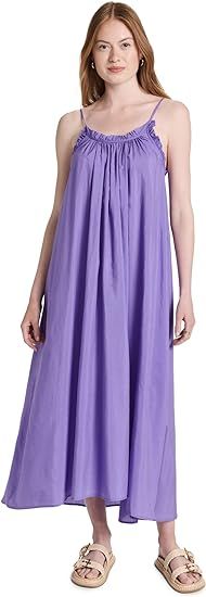 ATM Anthony Thomas Melillo Women's Cotton Silk Strap Maxi Dress | Amazon (US)