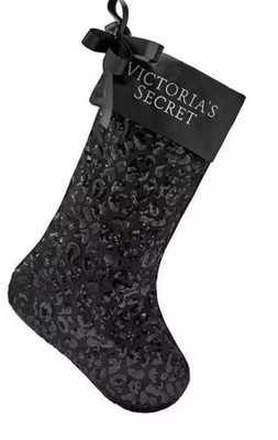 Victoria’s Secret Black Sequin Christmas Stocking  | eBay | eBay US
