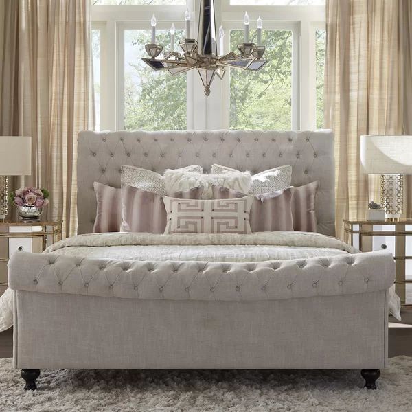 Hals Tufted Upholstered Sleigh Bed | Wayfair North America