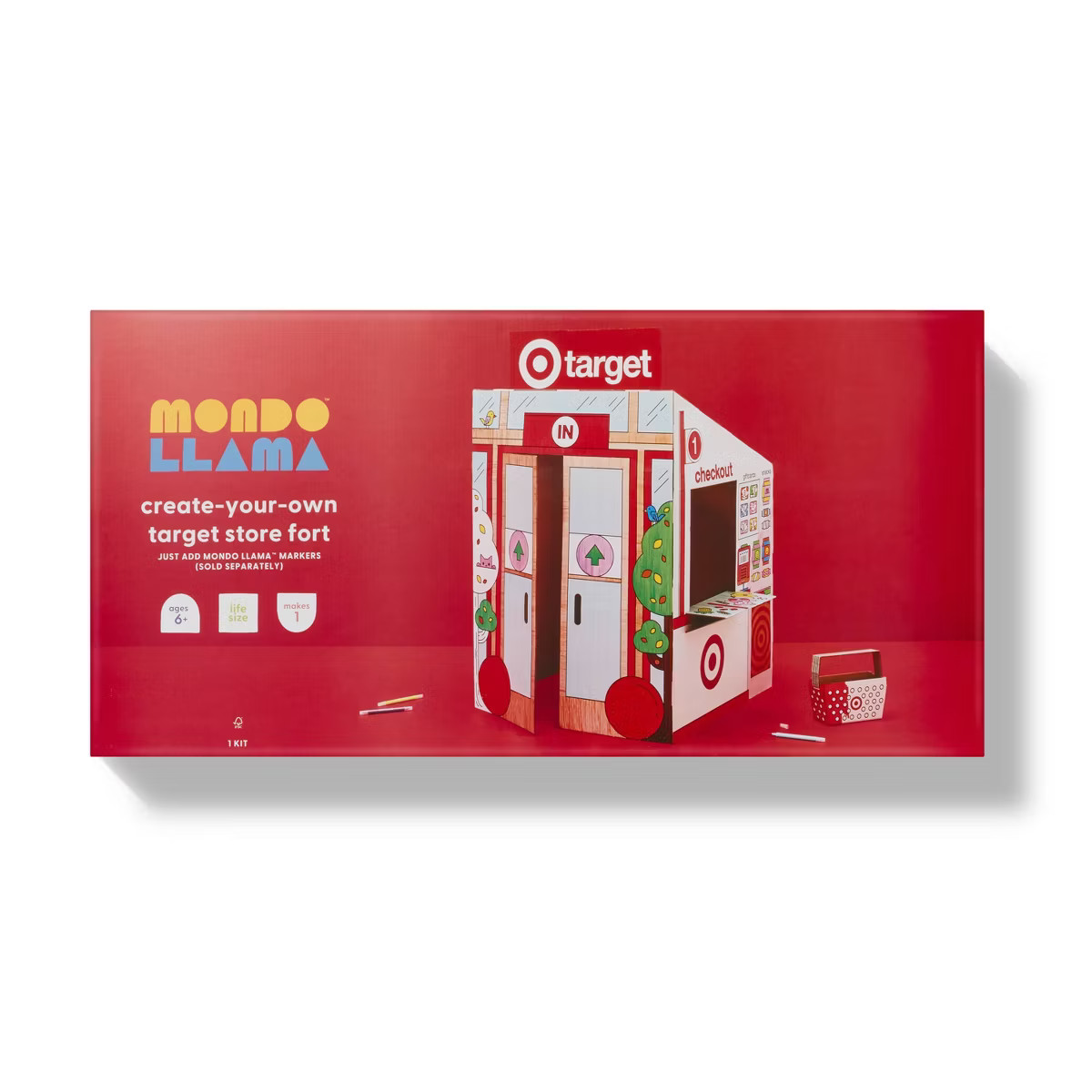 Color-Your-Own Target Store Fort - Mondo Llama™ | Target