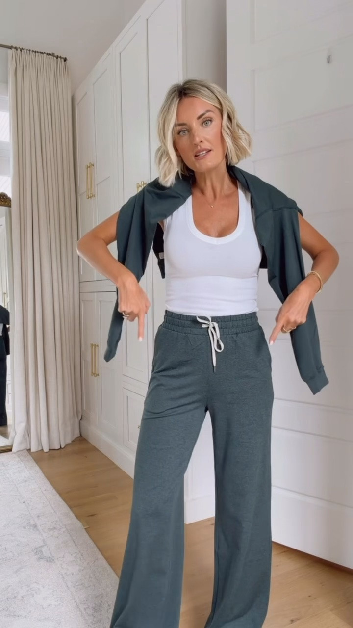 I love how Vuori makes pieces that you can elevate and truly turn a casual outfit into a chic look! I bought a medium in the crewneck to have room to layer when it gets cooler but for now, I’m tying this around my shoulders! Wearing S tank and pants, M crewneck. @Vuori US #vuoripartner

Loverly grey, lounge set, casual everyday outfit, work from home style, fashion ideas comfy

#LTKSeasonal #LTKTravel
