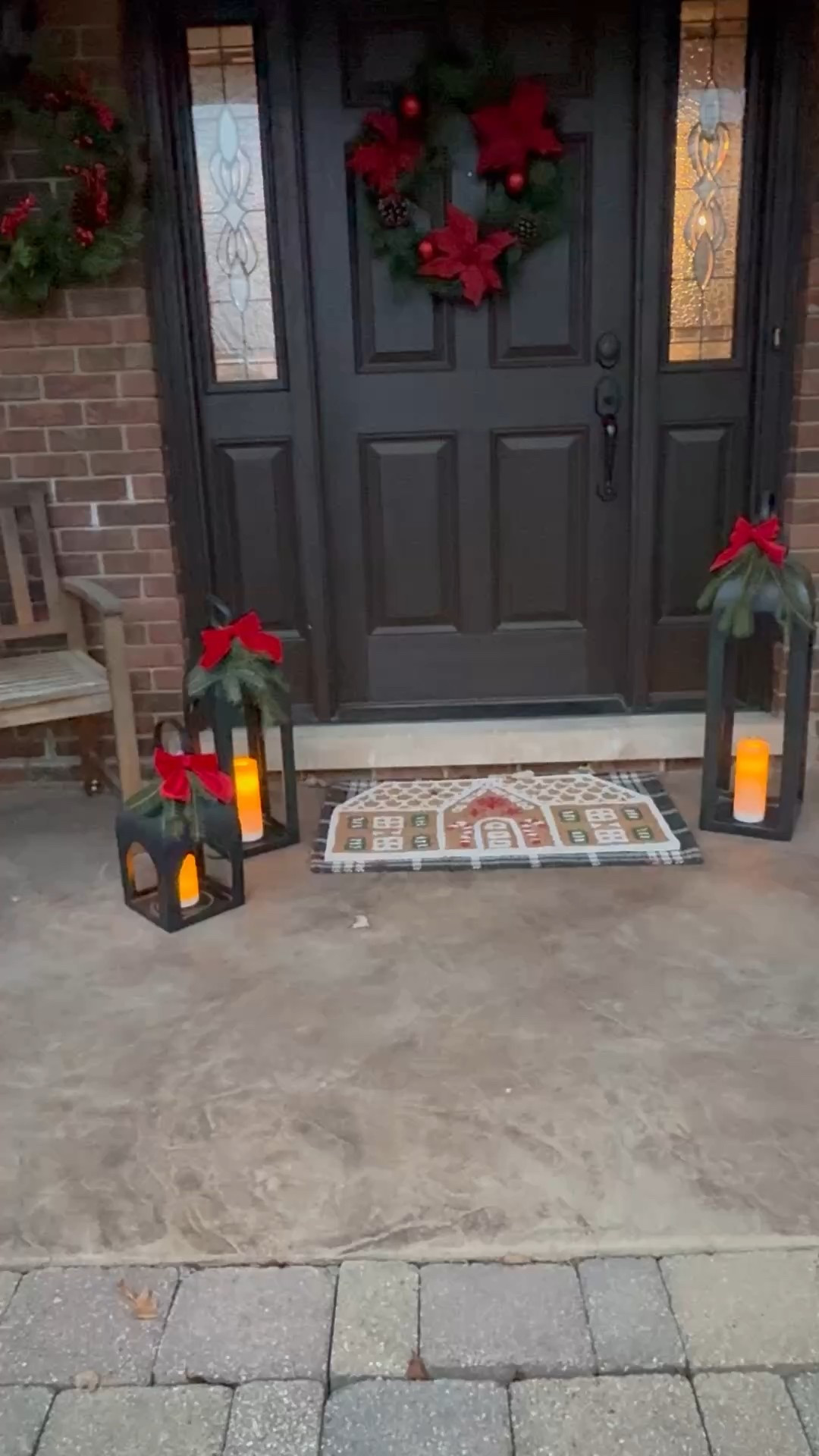 Happy Holidays!! I  ❤️ my lanterns. I got them at 🎯 a few years ago and they’re so versatile. I will tag some similar because I’m not sure they are available this time of year. I just used red velvet bows and tree stems from our woods to spruce them up. I love the flameless candles and they have a timer. I added them, my Texas house, 4 foot trees from Walmart. I will tag them, but they may be out of stock. Again, I will add similar options. 🌲 🧑‍🎄 

#LTKmomlife #LTKHome #LTKHoliday