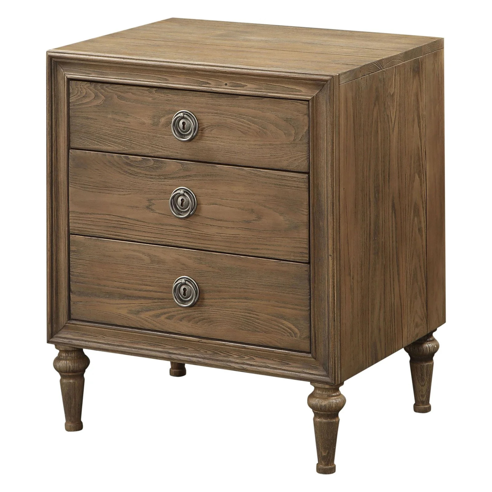 Acme Furniture Inverness Reclaimed Oak Nightstand | Walmart (US)
