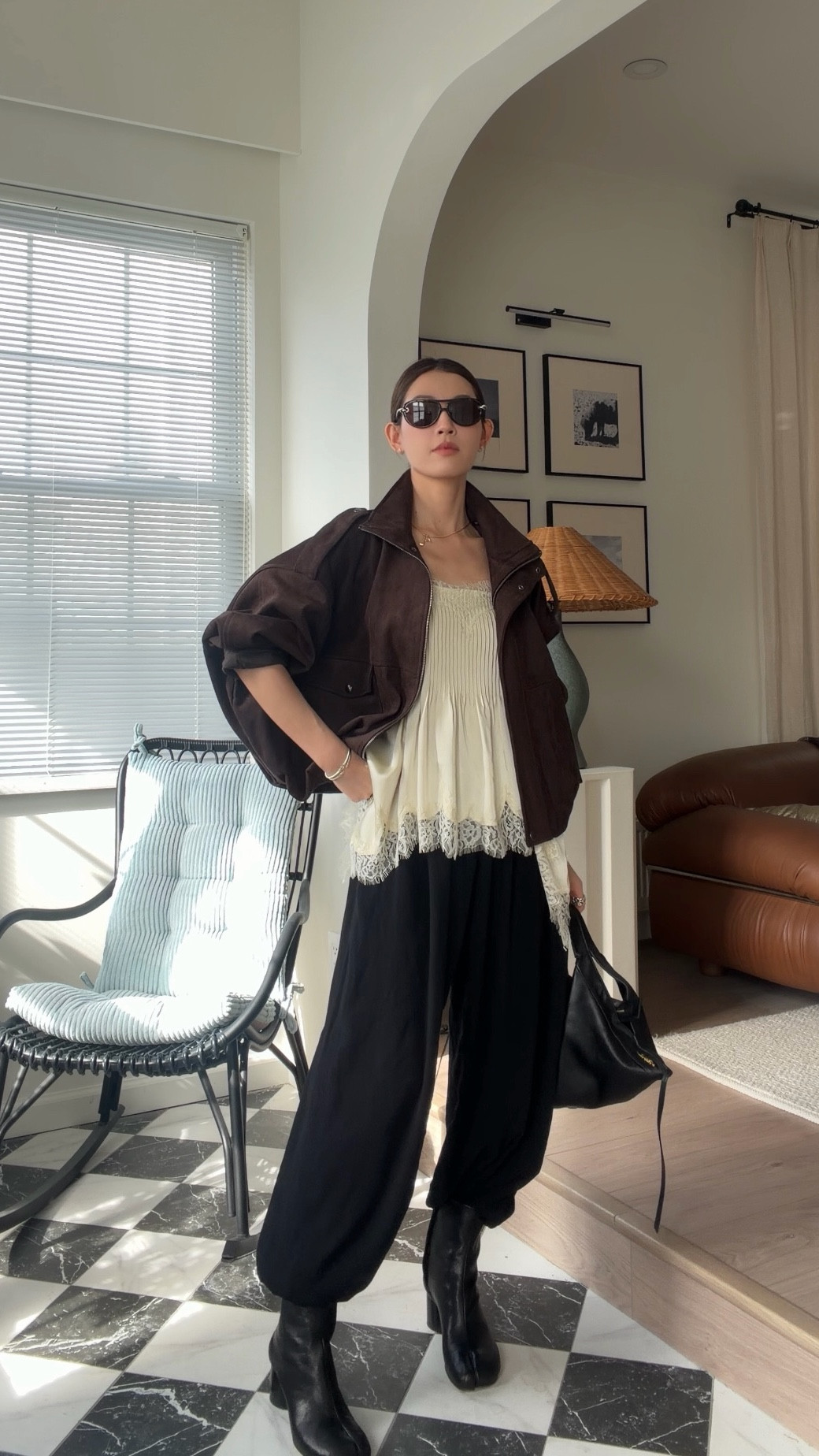 spring layers just hit different 🤎🖤

Jacket - size s
Cami - size s
Pants - size xs

#zara #aritzia

#LTKstyletip #LTKasia #LTKpetite