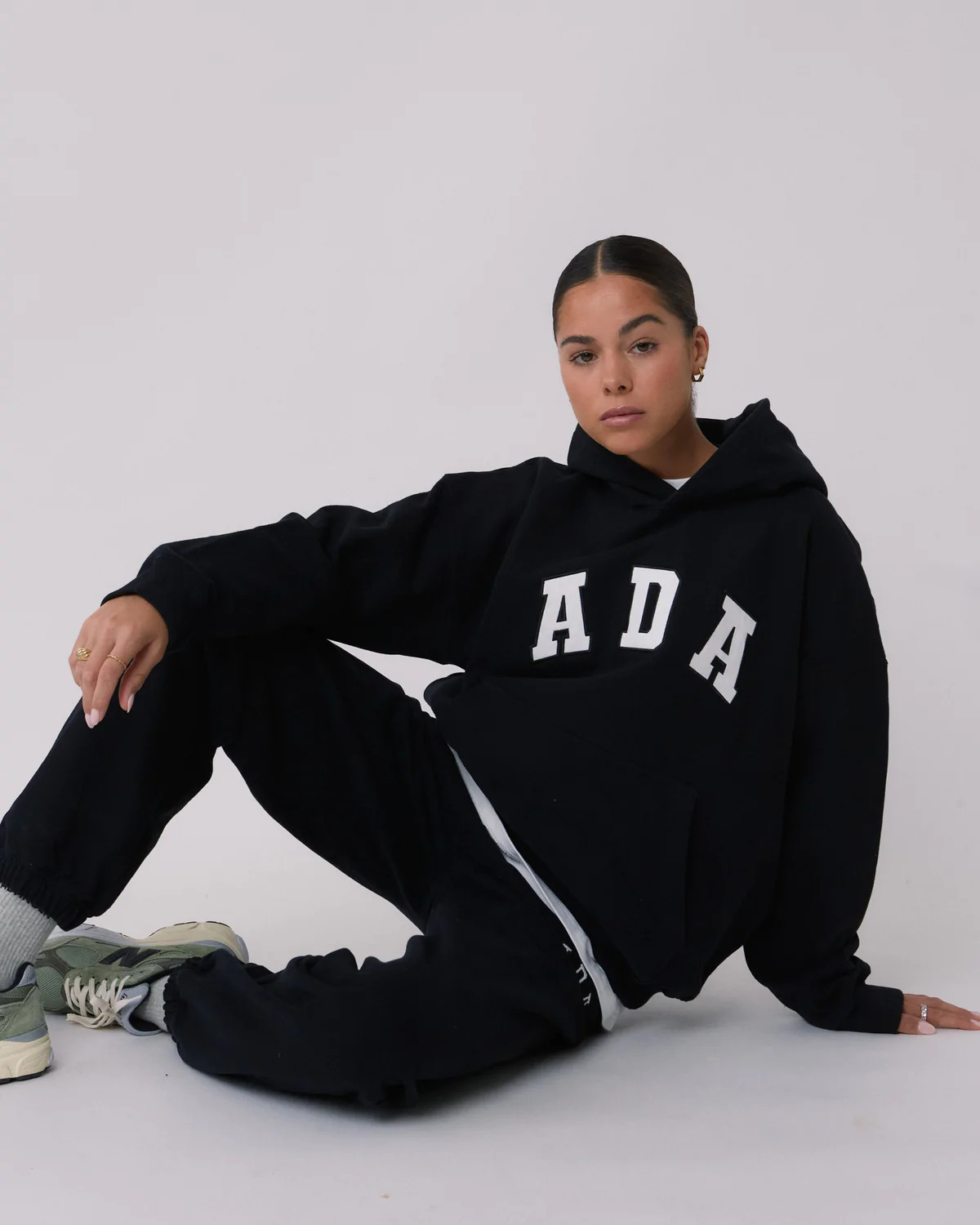 ADA Oversized Hoodie - Black | Adanola UK