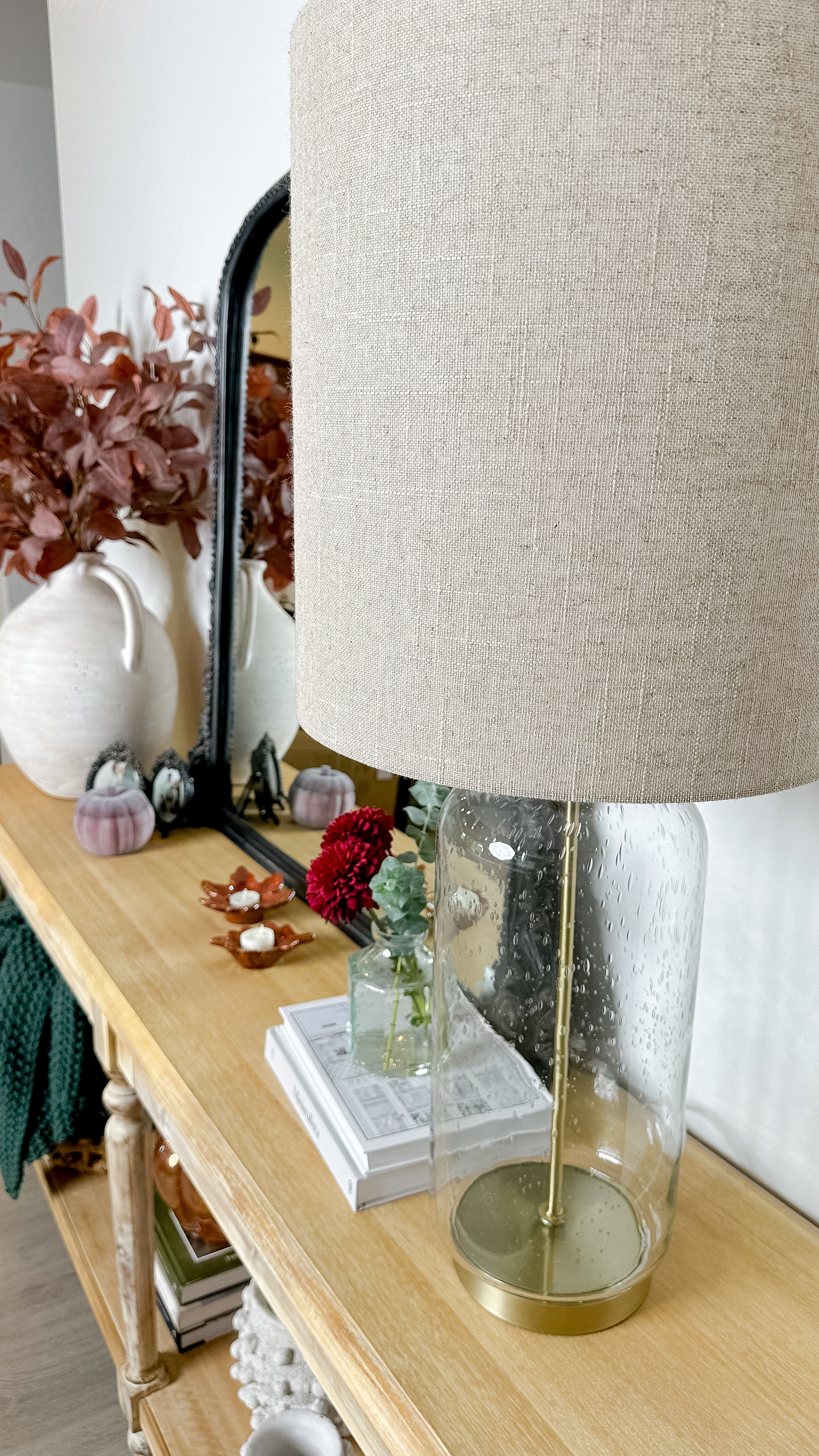 Gave our large console table a fall makeover! 🍁🍂 Loved layering in warm textures and seasonal pieces — and just spotted that this table is on sale now! Perfect time to add a little extra charm to your space. 

.
.
.

.

#falldecor #homeinspo #cozyhome 
.
.


Home Sweet Home | Fall Styling | DIY Home Decor | DIY Home Hacks | Girly | DIY Crafts | Home Crafts | Fall Inspo | Easy DIY | DIY Tutorial | Home Decor Ideas | Autumn Decor | Fall Decor | New Home | Homeowner Era | Mom Life | Motherhood Unplugged | Real Motherhood | Fall Aesthetic | Console Table | Everett Console Table | Console Table Decor | Console Table Styling | Fall Console Table | Fall Console | Fall Console Refresh | LTK Home |

#LTKHome #LTKStyleTip #LTKSeasonal