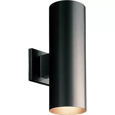Progress Lighting Cylinder 2 Light Outdoor Wall Sconce with Metal Cylinder Shade - 14" TallModel:... | Build.com, Inc.