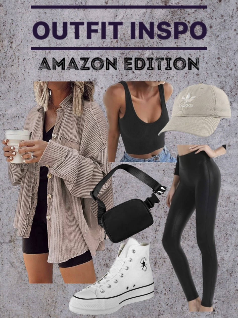 Amazon outfit idea and inspiration! Love these spanx leggings dupes and this fall shacket is this seasons must have look!

Casual fall fashion, converse style

#LTKunder50 #LTKSeasonal #LTKsalealert