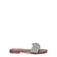 Madden NYC Women's Bling Knot Flat Slide Sandals | Walmart (US)