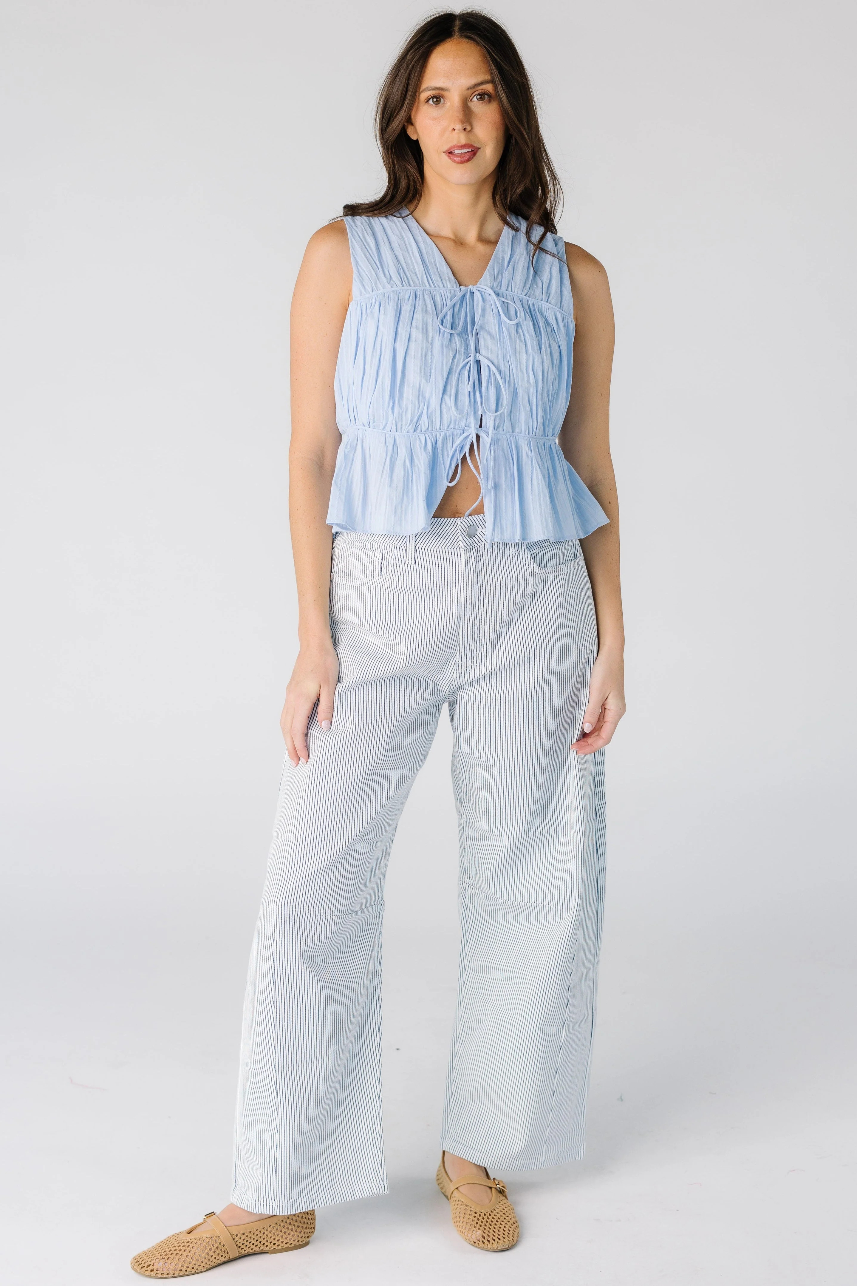 Pinstripe Barrel Jean | Called To Surf