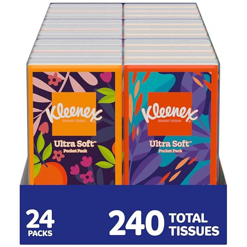 Kleenex On-The-Go Facial Tissues, 72 Travel Packs, 10 Tissues per Pack | Amazon (US)