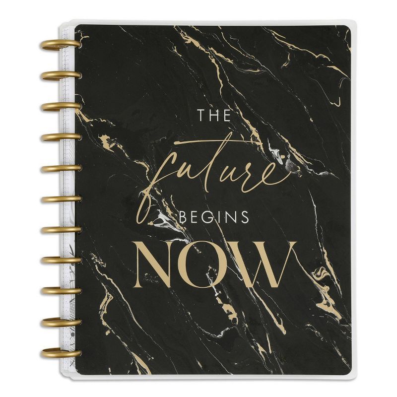 2023 Planner Weekly/Monthly 8.5"x11" Gold & Black - The Happy Planner | Target