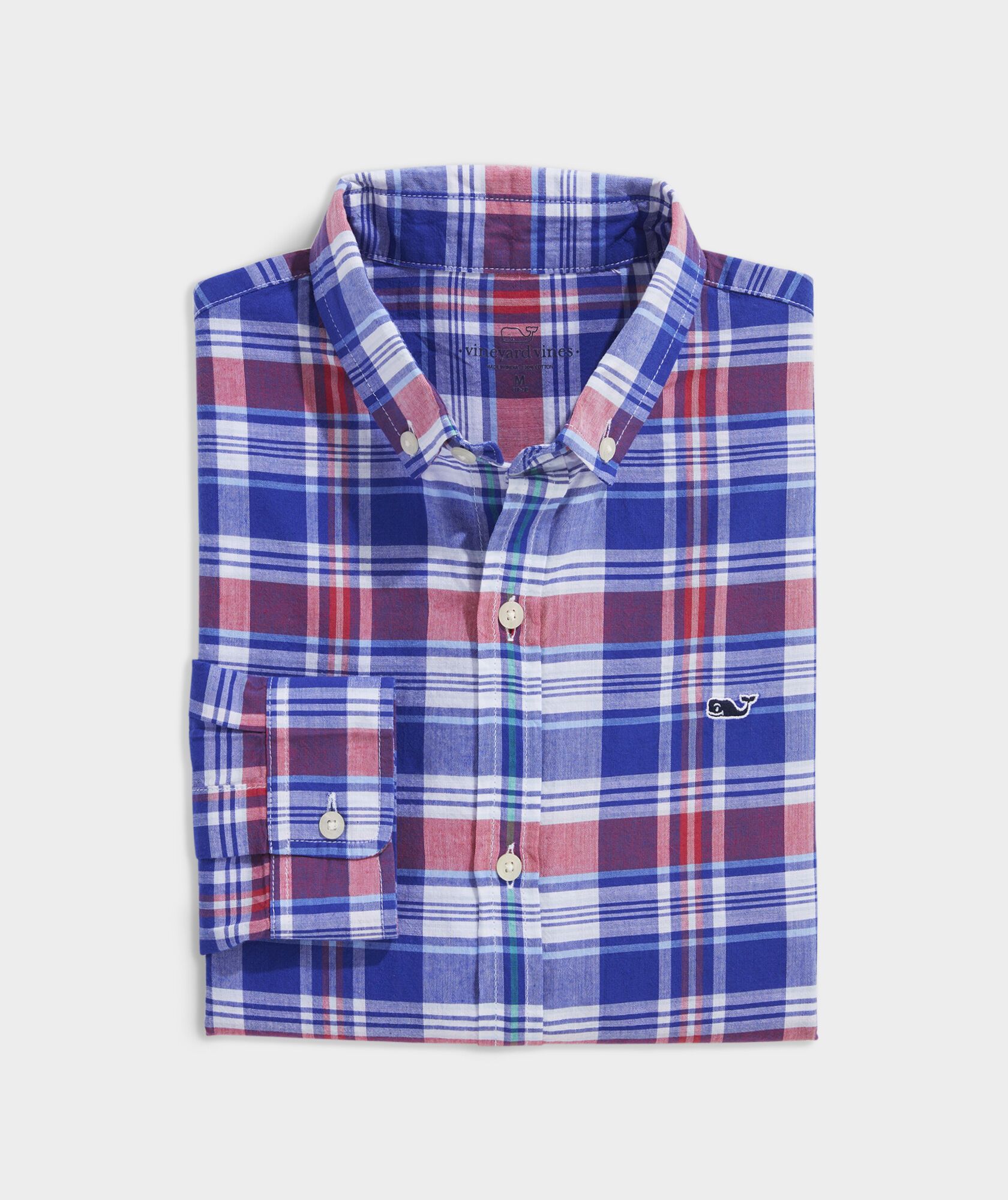 Boys' Cotton Madras Plaid Shirt | vineyard vines