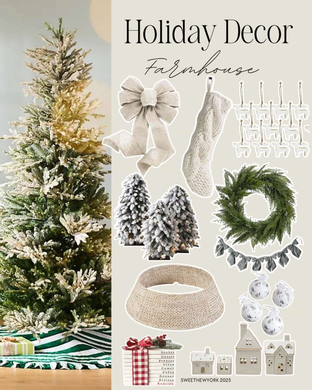 Farmhouse style holiday decor, christmas trees, wreath, garland, christmas ornaments, christmas tree skirt, farmhouse christmas, christmas decor, holiday decor, holiday garland, christmas decorative objects, christmas stocking, 

 

#LTKHoliday #LTKSeasonal #LTKHome