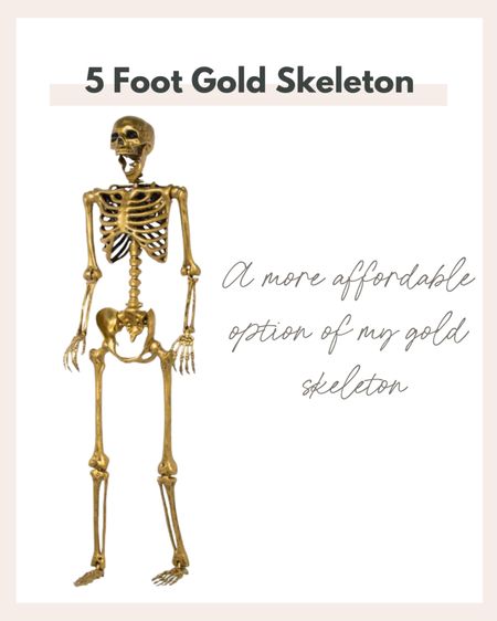 A more affordable option of my gold skeleton! #ltkhalloween

#LTKhome #LTKSeasonal #LTKHalloween