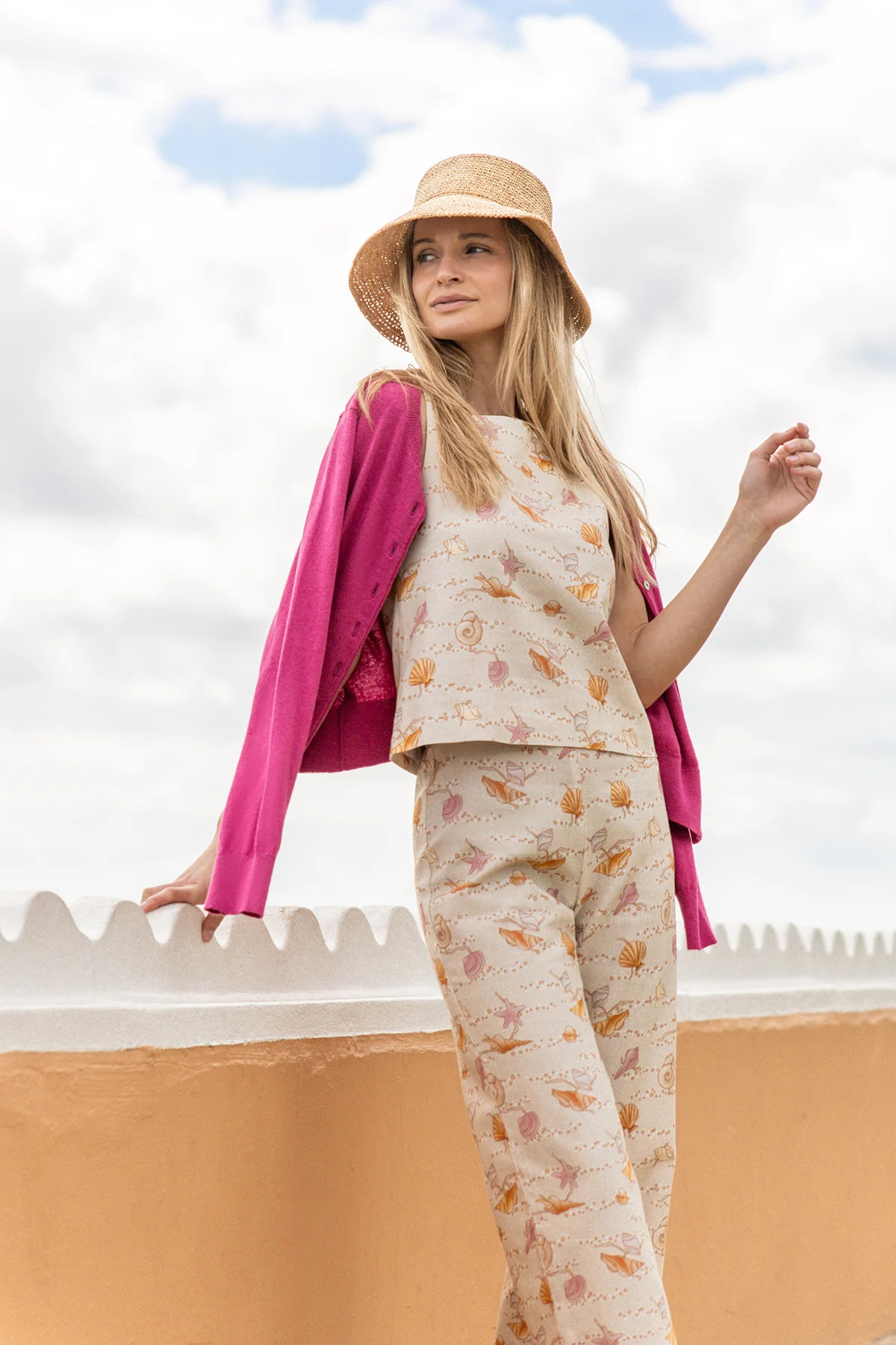 Shift Top in Warm Shell | Kilte Collection